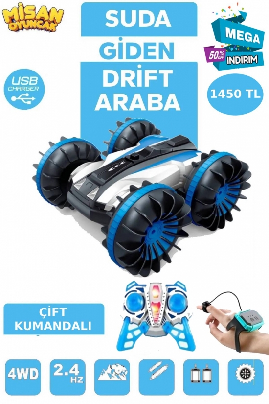 Drift Dublör Suda Ve Karada Giden Rc Araba