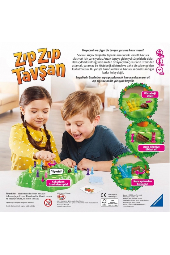 209767 Ravensburger - Zıp Zıp Tavşan +4 yaş