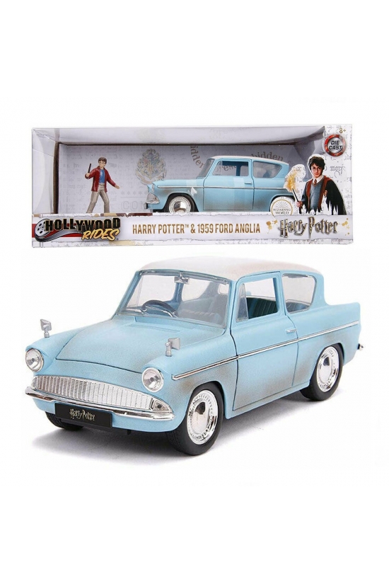 1:24 Harry Potter & 1959 Ford Anglia Model Araba