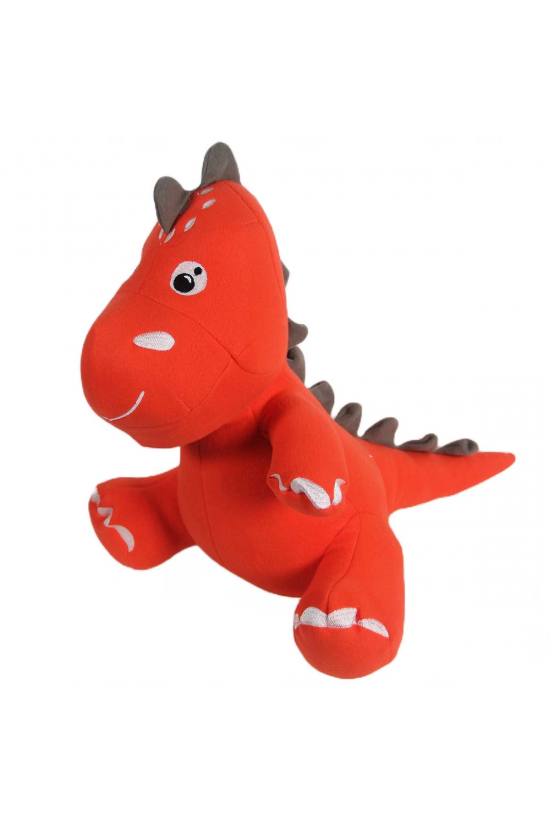 Dino Peluş Oyuncak Turuncu 40 cm