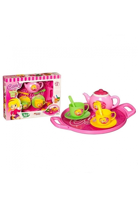 Dede Candy Tepsili Çay Set