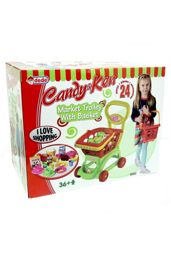 Dede Candy ve Ken Market Arabası