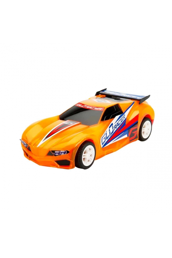 Sesli ve Işıklı Glo Racer Çek Bırak Araba 18 cm