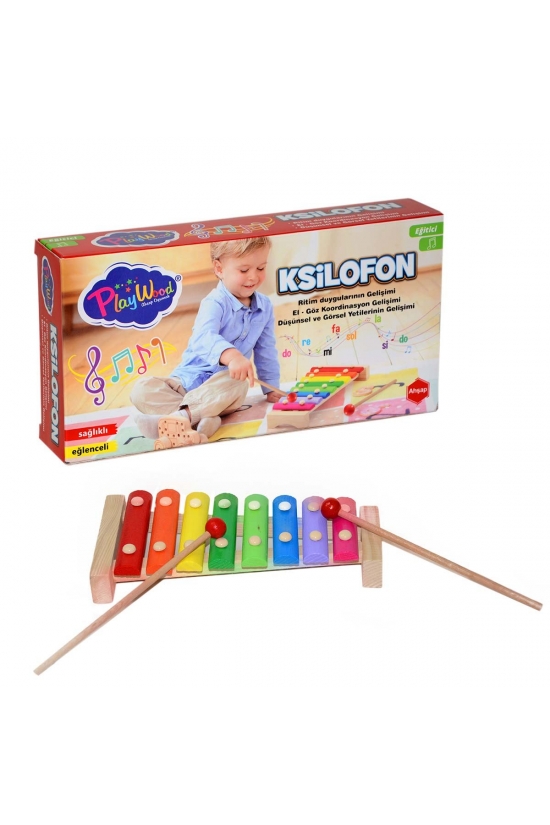 Playwood Kutulu Ahşap Ksilofon