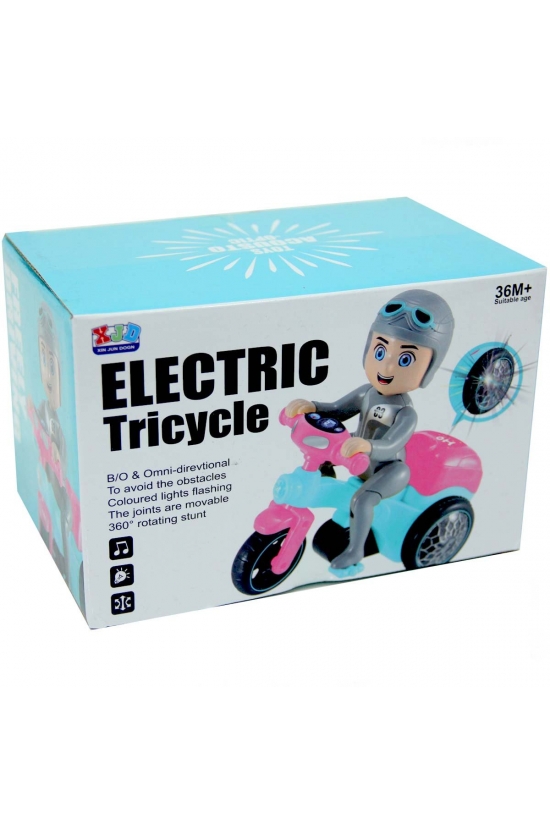 Electric Tricycle Pilli Işıklı Sesli Motorsiklet