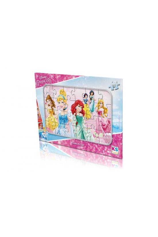 Ks Games 24 Parça  Princess Frame Puzzle