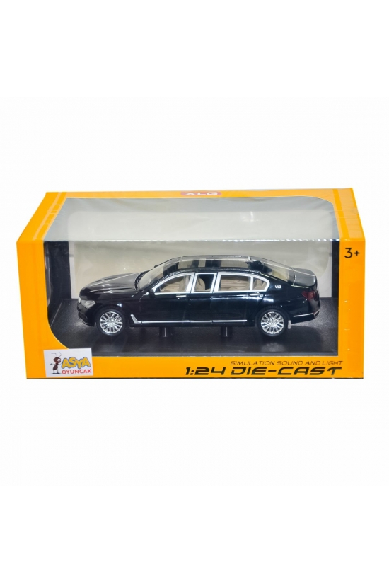 03989-M929G-1 Kutulu 1:24 Sesli Model Araba - Asya Oyuncak