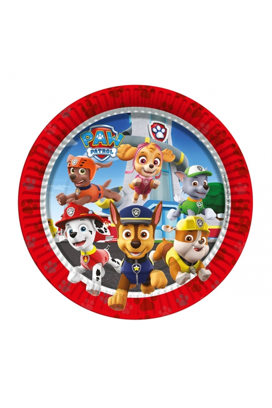 LNP0893 PAW Patrol Refresh, 8 adet Tabak 23 cm