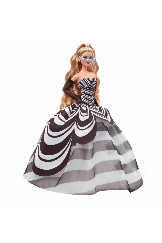 Barbie Mavi Safir 65. Yıl Dönümü Bebeği HRM58