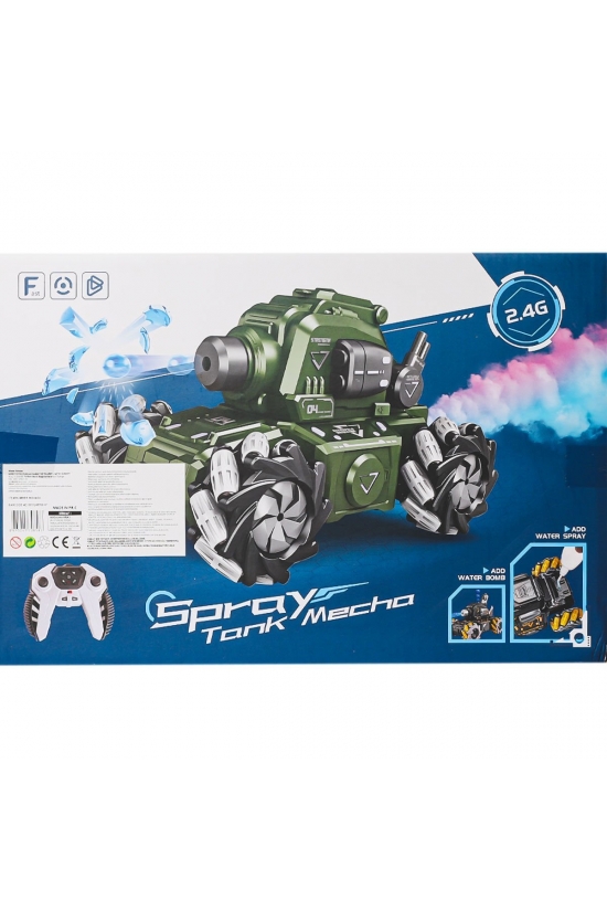 HD3400 Kumandalı Drift Yapan Su Atan Tank Mecha -Gepettoys