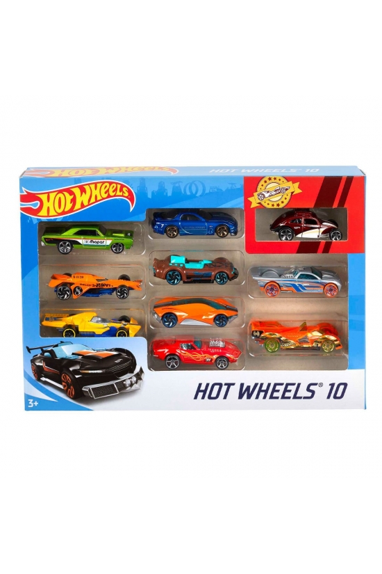 54886 Hot Wheels 10'lu Araba Seti - Karışık Asorti