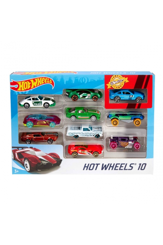 54886 Hot Wheels 10'lu Araba Seti - Karışık Asorti