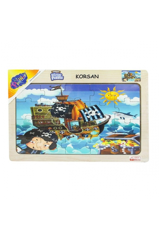 53/54/55/56 AHŞAP EĞİT.PUZZLE KORSAN