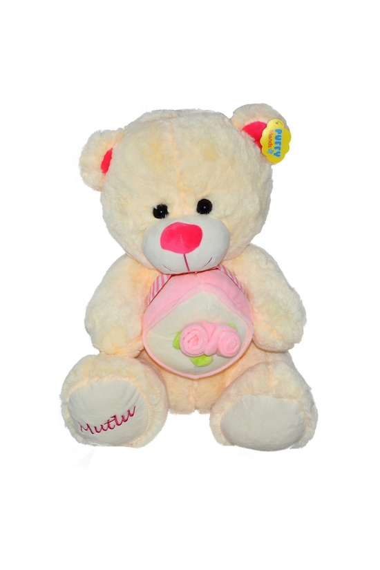 001527 Doğum Günü Pastalı Peluş Ayı 48 cm