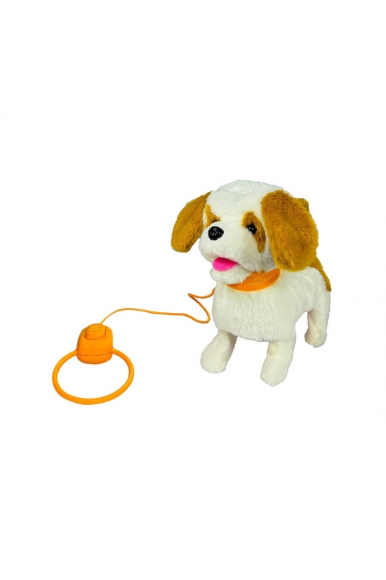 PFT-B019 Peluş Tasmalı Yürüyen Köpek -Vardem Oyuncak